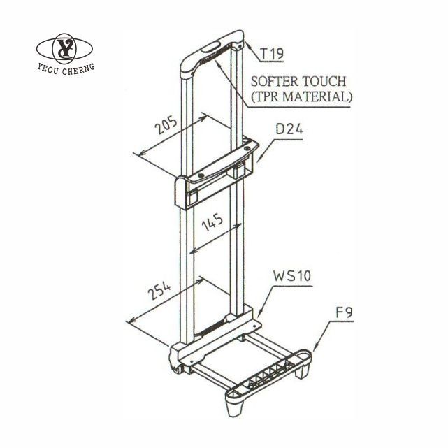 T19-D24-10A Telescopic Handle