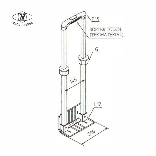 T19-G-L12 Telescopic Handle