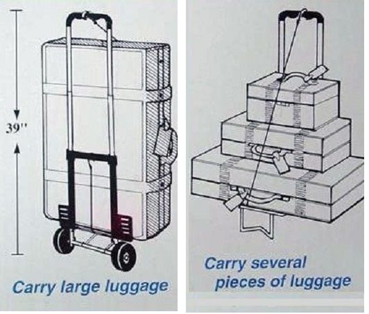 YS-606  Multi-functional Telescopic folding luggage cart