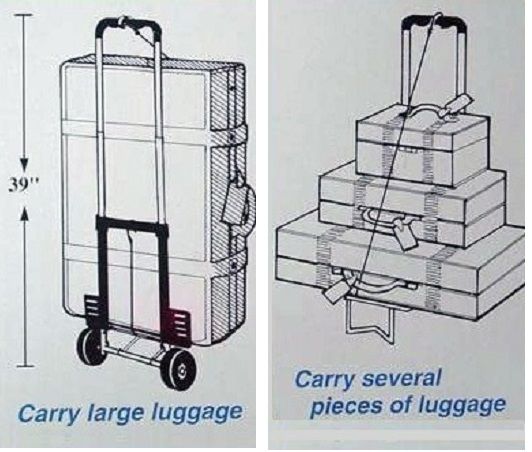 YS606 FOLDABLE LUGGAGE CART