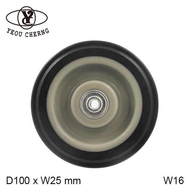 W16 Shopping cart wheel type