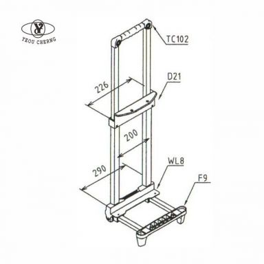 2 Section Free Control Telescopic Handle