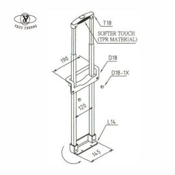 ST18-D18-L14 三節控制式拉桿
