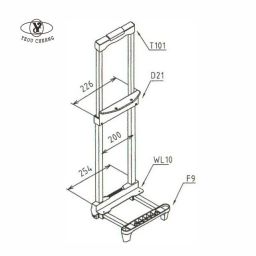 T101-D21-10A Telescopic Handle