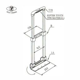 T19-B-L4 Telescopic Handle