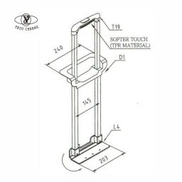 T19-D1-L4 Telescopic Handle