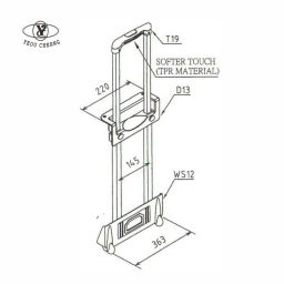 T19-D13-WS12 Telescopic Handle