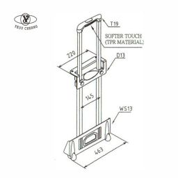 T19-D13-WS13 Telescopic Handle