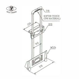 T19-D13-WS14 Telescopic Handle