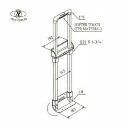 T19-D20-L8 二節控制式拉桿