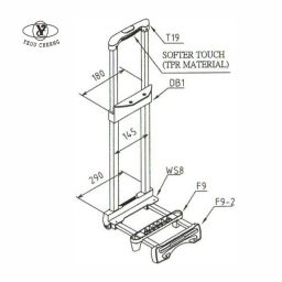 T19-DB1-8B Telescopic Handle