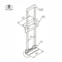 TC07-D13-L4 二節跳珠式拉桿