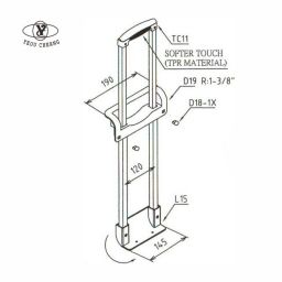 TC11-D19-L15 二節跳珠式拉桿