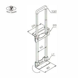 TT07-D13-L7 三節跳珠式拉桿